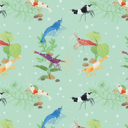 Shrimp Repeat Pattern