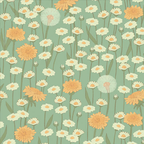 Flower Meadow Repeat Pattern