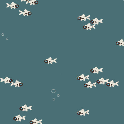 Simples Muster mit Fischen